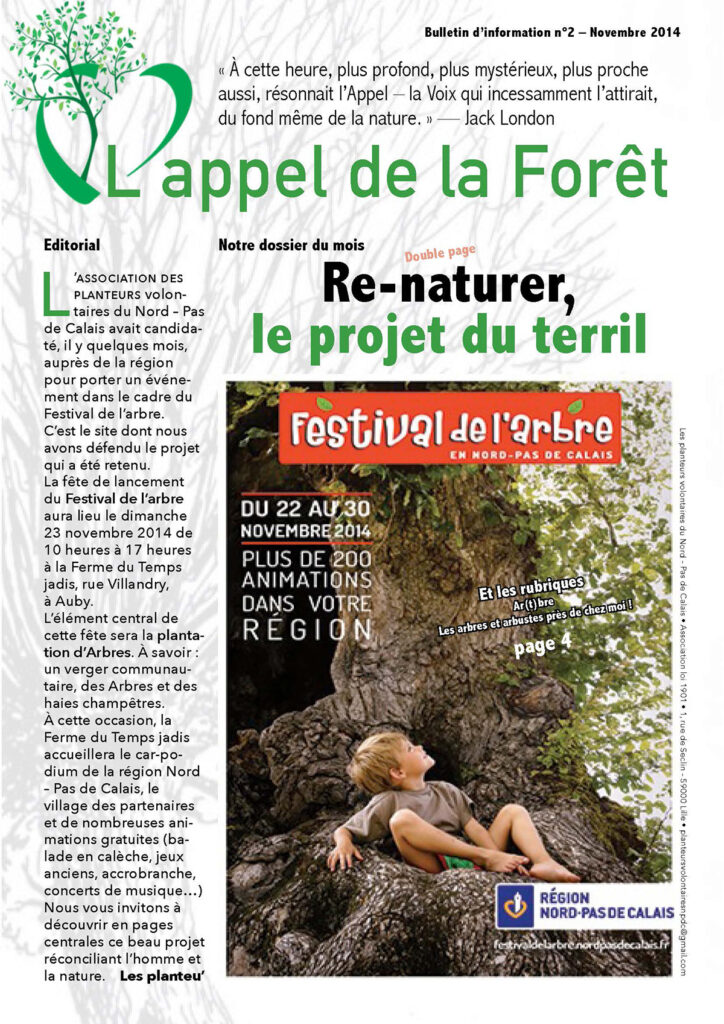 L Appel De La Foret Résumé Par Chapitre L'appel de la Forêt - novembre 2014 - Planteurs Volontaires