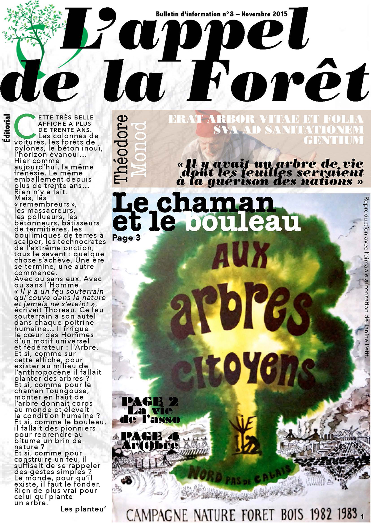 L Appel De La Foret Résumé L'appel de la forêt - nov 2015 - Planteurs Volontaires
